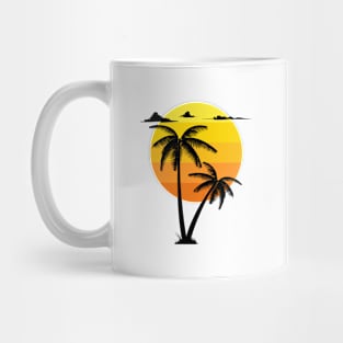 Palm Tree and Sun Mug